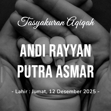 Tasyakuran Aqiqah Andi Rayyan Putra Asmar